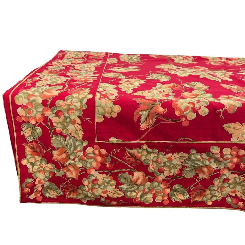 April Cornell tablecloth botanical vines